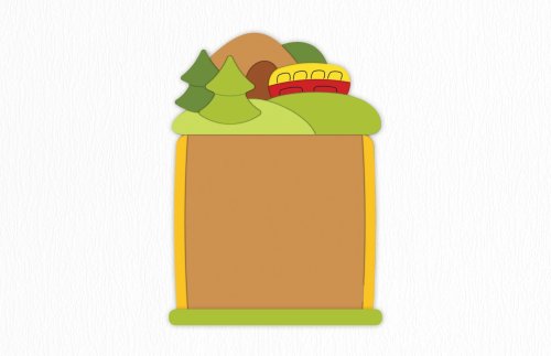 Пробковая доска "Поля" 78х109 см 46530