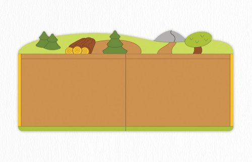 Пробковая доска "Запах леса" 200х94 см 46534