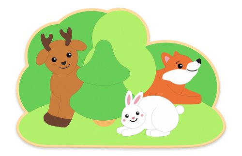 Декорация "Лес" 110х73 см 46543