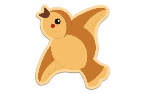 Декорация "Птичка" 40х46 см 46550