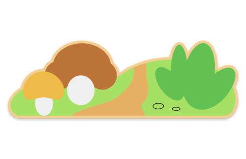 Декоративная арка "Грибы" 121х41 см 46566