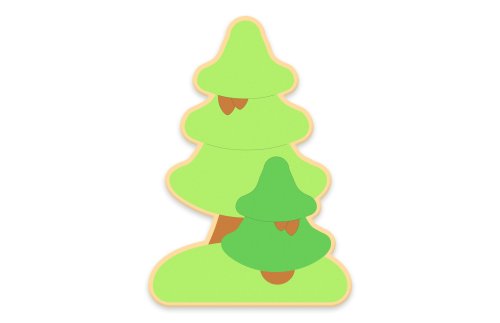 Декорация "Ели" 63х91 см 46567