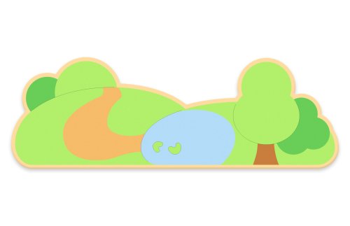 Декоративная арка "Лесок" 121х41 см 46573