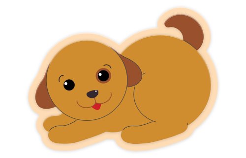 Декорация "Песик" 50х38 см 46595