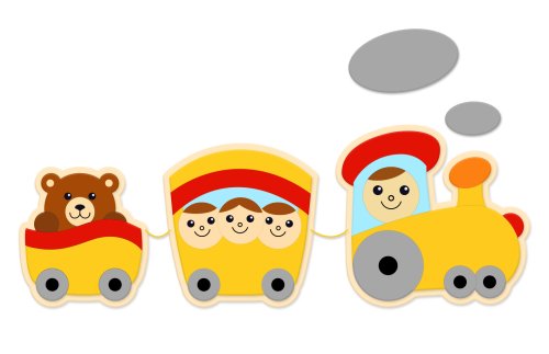 Декорация "Поезд" 140х50 см 46628