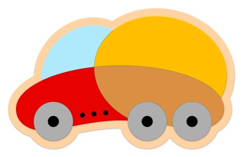 Декорация "Грузовик" 60х38 см 46630