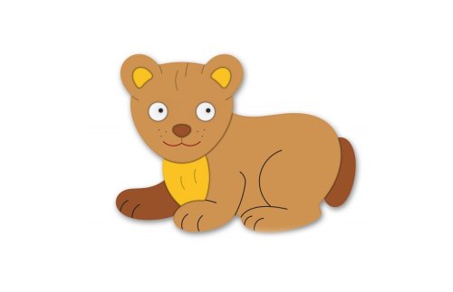 Декорация "Львенок" 78х58 см 46664