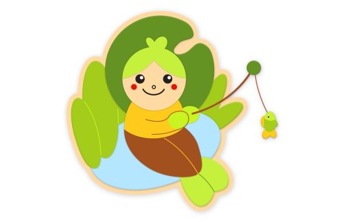 Декорация "Водяной" 70х78 см 46715