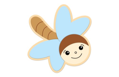 Декорация "Стрекоза" 44х47 см 46722