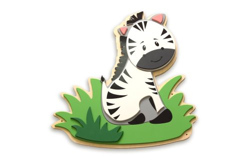 Декорация "Зебренок" 60х59 см 46903