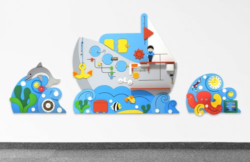 Комплект бизибордов "Морское путешествие" 47074