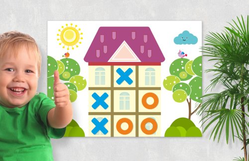 Магнитное пособие "Крестики-нолики" 47459