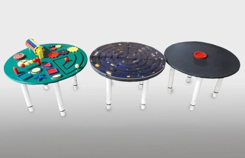 Набор из 3 дидактических столов «Занятный», «Космический», «Меловой» 24208ПР