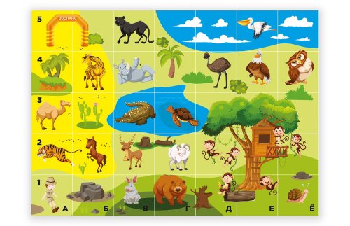 Поле для многофункционального стола «Зоопарк» 105х75 см 24242ПР