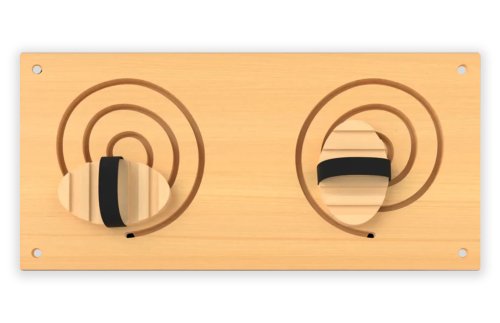 Панель-лабиринт «Рисуем ногами №4 Воронка и волна» 28978ПР