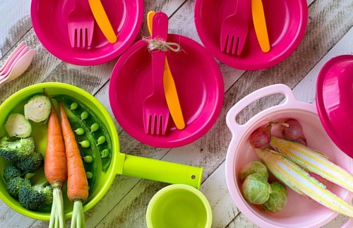 Комплект детской посуды / 96 предметов 8011Р