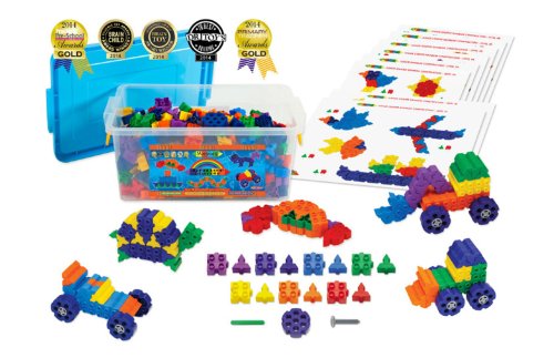 Конструктор для развития пространственного мышления ПРОектирование  серия Радуга / 500 деталей 41037Р