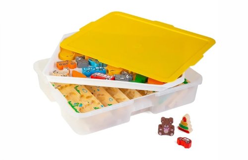 Комплект деревянных вкладышей Окружающий мир / в системе хранения Игротека 7715рос