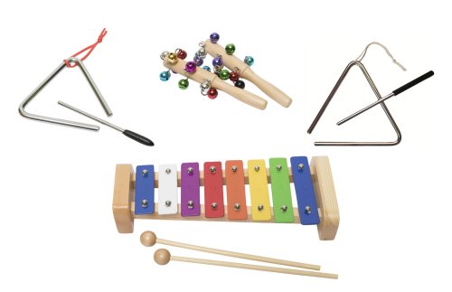 Комплект детских музыкальных инструментов №2. Для младших и средних групп. 8427Р