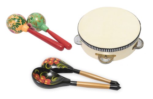 Комплект детских музыкальных инструментов №3. Для младших и средних групп. 8428Р