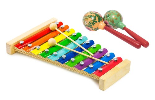 Комплект детских музыкальных инструментов №6 в системе хранения. Для средних и старших групп. 8431Р