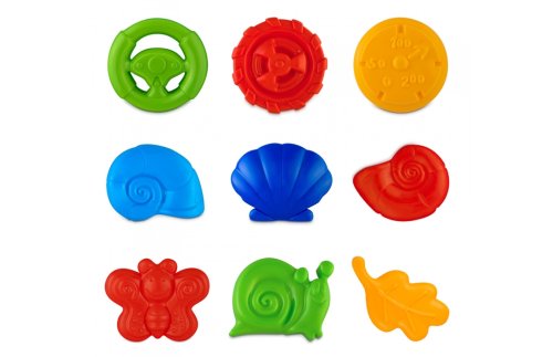 Комплект формочек для игр с песком / 54 шт 8049Р