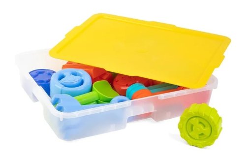Комплект Инструменты и формочки Дорожные для игр с песком / 26 предметов в системе хранения 7138рос
