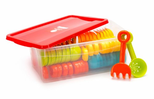 Комплект Мини инструменты для игр с песком 40 шт. в системе хранения 8114Р