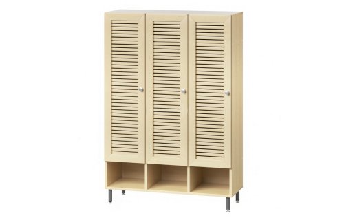 Шкаф для одежды 3-х секционный с обувницей «Эко» РСС18