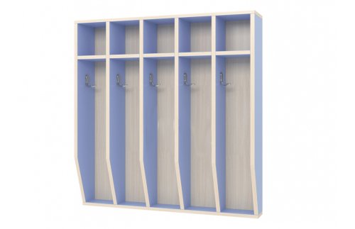 Шкаф для полотенец навесной 5-и местный РСС23