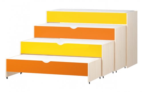 Кровать четырехъярусная "Улыбка" РСС49