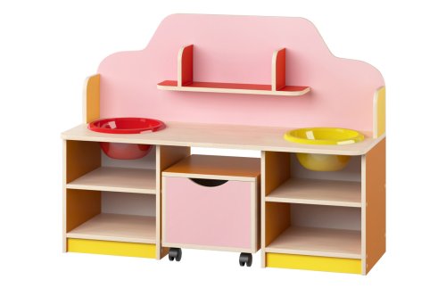 Стол дидактический "Машенька" с пуфом РСС83