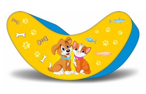 Качалка "Щенок и котенок"  АК48219