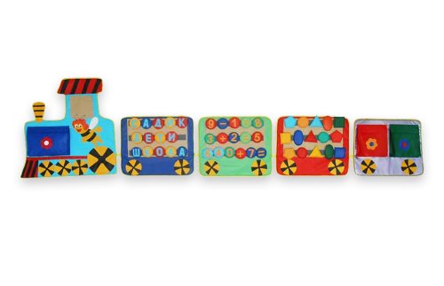 Настенное панно с дидактическими элементами "Паравозик" АК48289