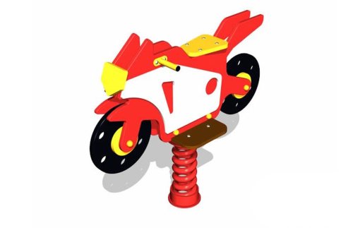 Качалка на пружине «Байк» КЧ054Z