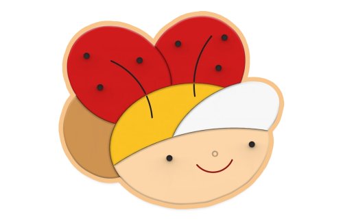 Декорация "Божья коровка. Мальчик" 43х38 см 48625