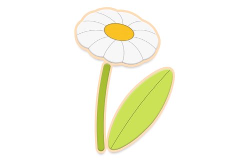 Декорация "Ромашка" 44х80 см 48627