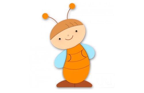 Декорация "Пчелка. Мальчик" 38х58 см 48630