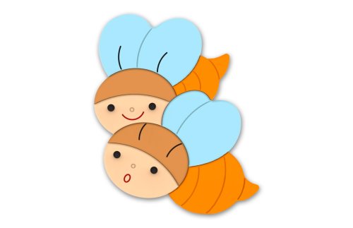 Декорация "Пчёлы" 38х43 см 48640