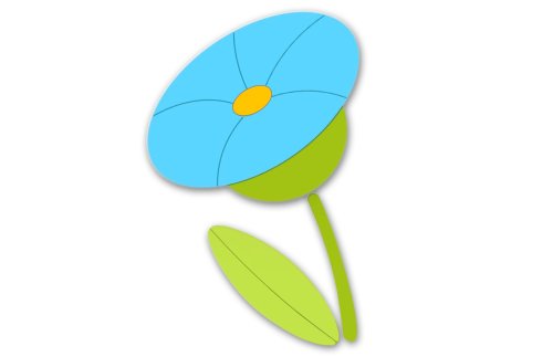 Декорация "Ипомея" 78х107 см 48655