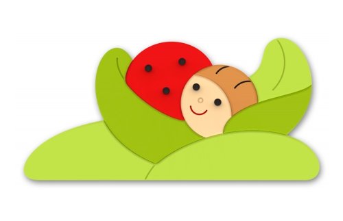 Декоративная арка "Божья коровка" 58х28 см 48668