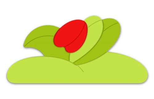 Декоративная арка "Весенний цветок" 58х28 см 48673