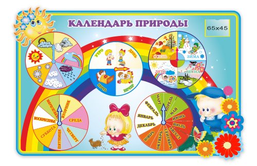 Календарь природы из набора "Цветик семицветик" 34585-2