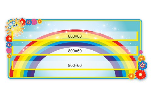 Стенд "Для заметок" из набора "Цветик семицветик" 34585-6