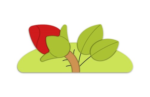 Декоративная арка "Розы" 58х28 см 46743