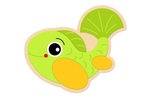 Декорация "Карп" 68Х58 см 46721