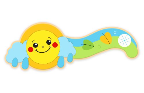 Декорация из 2-х частей "Доброе Солнце" 176х64 см 49105