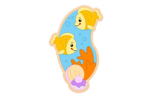 Декорация "На рифе" 54х88 см 49111