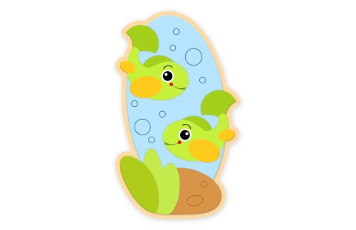 Декорация "Рыбы" 53х88 см 49178