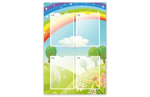 Информационный стенд "Радужное небо" 49303